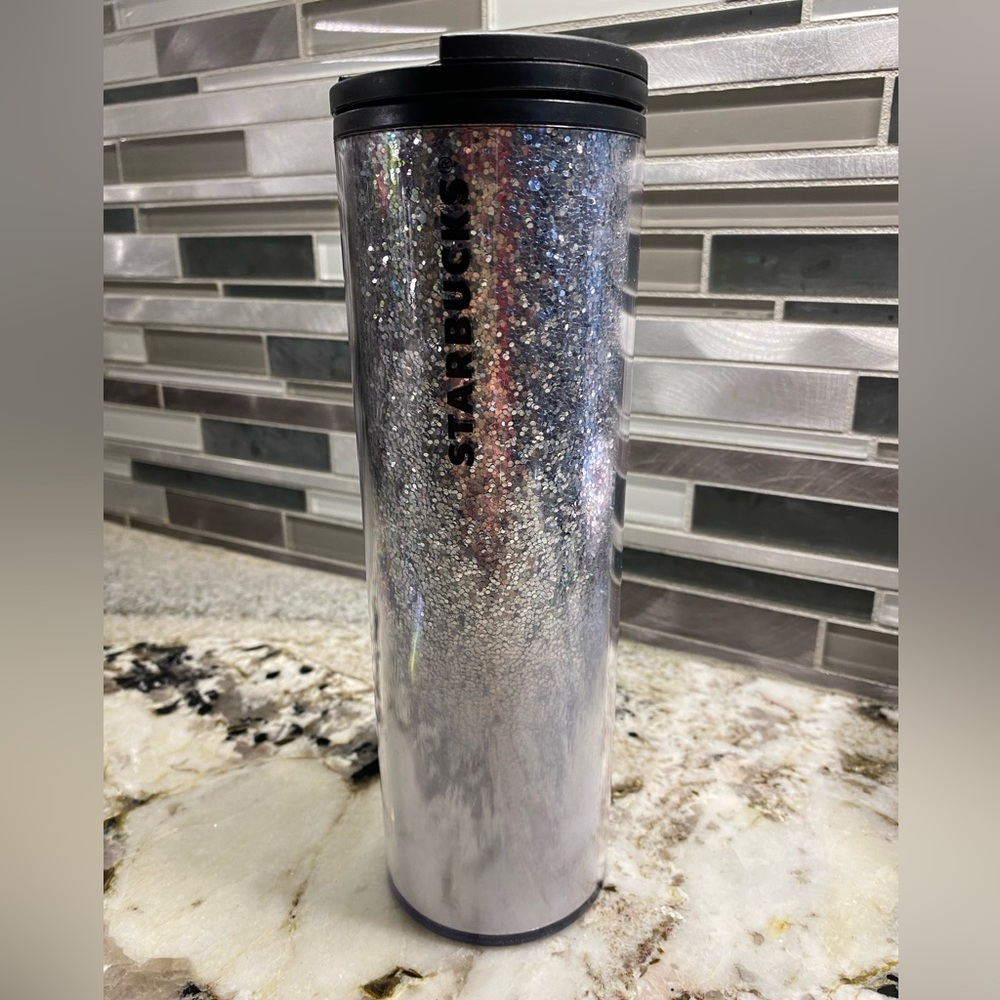 Starbucks Skinny Glitter Tumbler